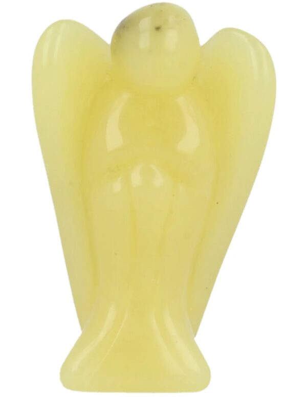 Staande engel 35 mm Jade olijf groen