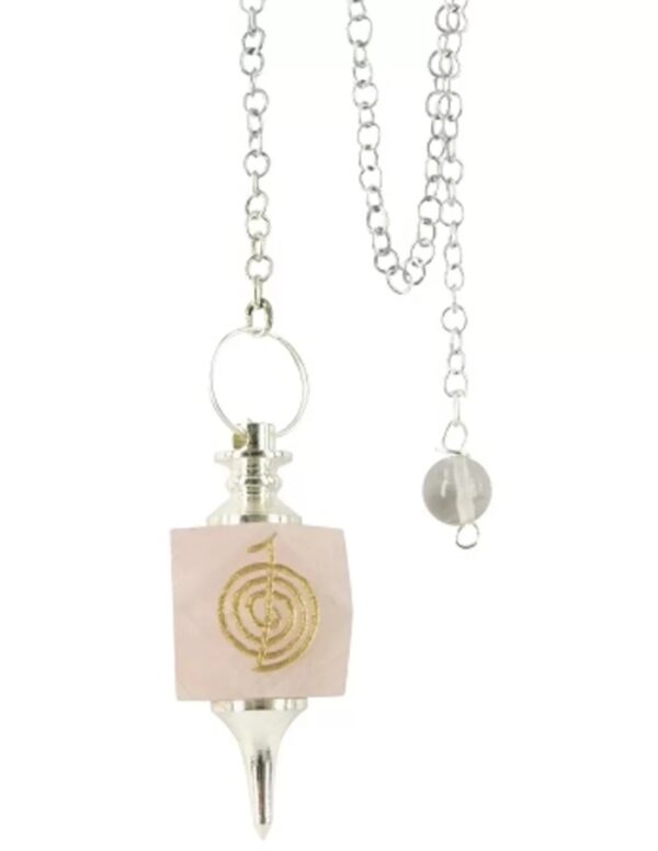 Rozenkwarts reiki pendel