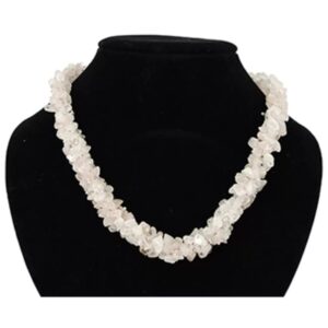 Roze kwarts splitketting cluster