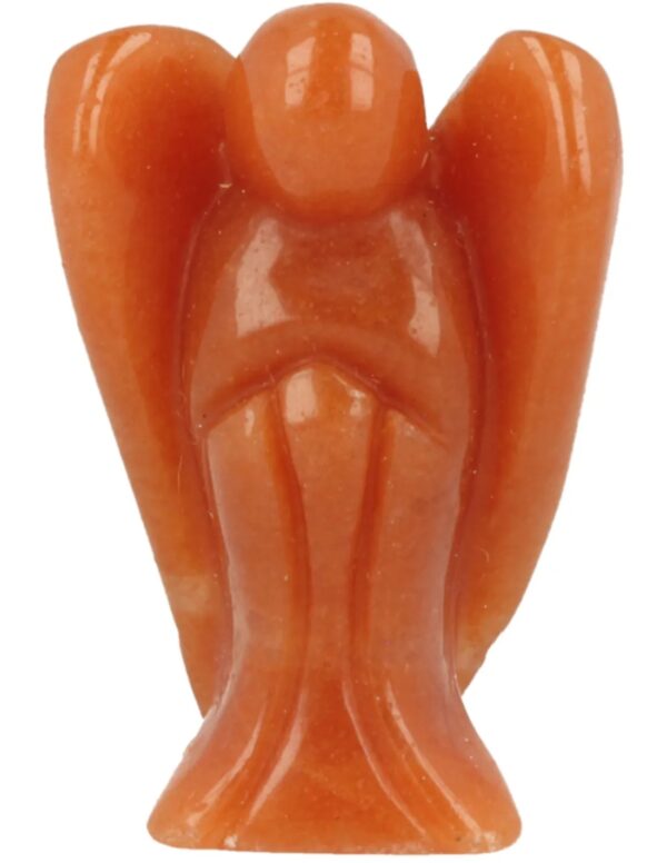 Staande engel 35 mm Aventurijn oranje