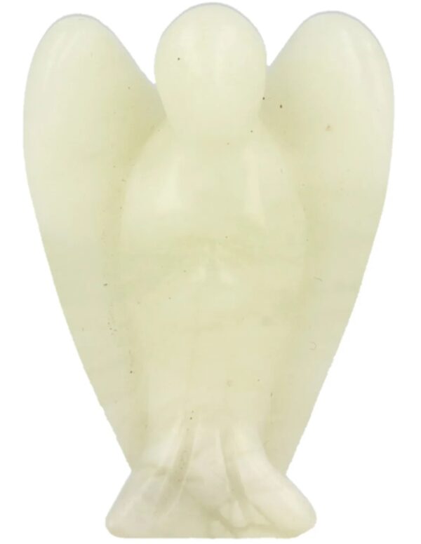 Staande engel 35 mm Jade Serpentijn
