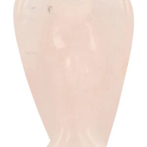 Staande engel 35 mm Roze kwarts