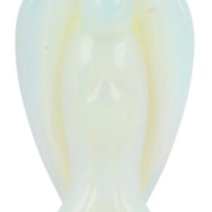 Opaliet staande engel 70 mm (synth)