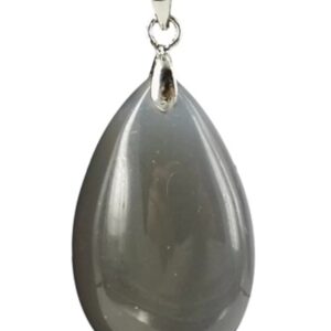 The drop of Agaat grijs - hanger