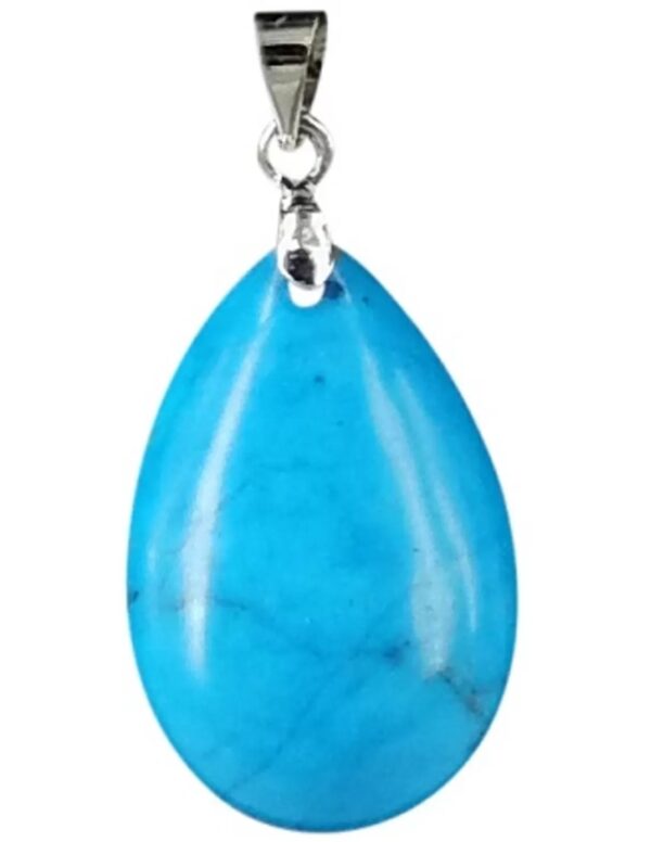 The drop of Howliet blauw - hanger (gekleurd)