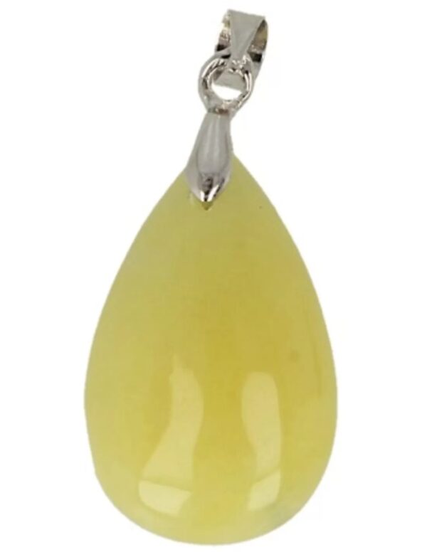 The drop of hanger Jade olijf - hanger