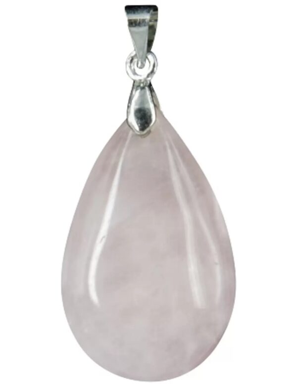 The drop of Roze kwarts - hanger