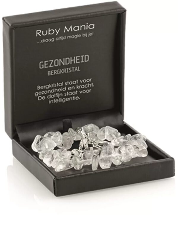 Bergkristal Ruby Mania, armband nr 2, nugget