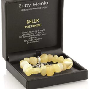 Jade honing Ruby Mania, armband nr 4, nugget