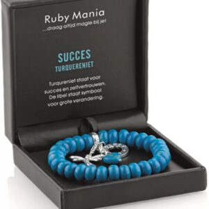 Turquereniet (gekleurd) Ruby Mania, armband nr 7, rond