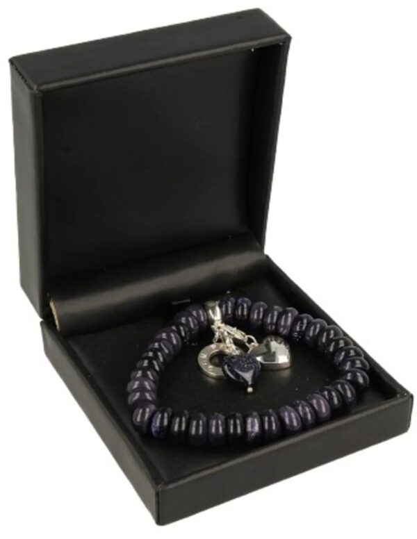Blaufluss Ruby Mania, armband nr 25, rond (synth)