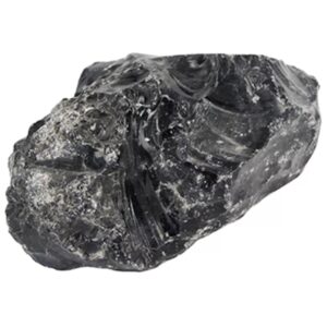 Obsidiaan zwart ruw, p/kg