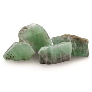 Calciet smaragd groen ruw, p/kg