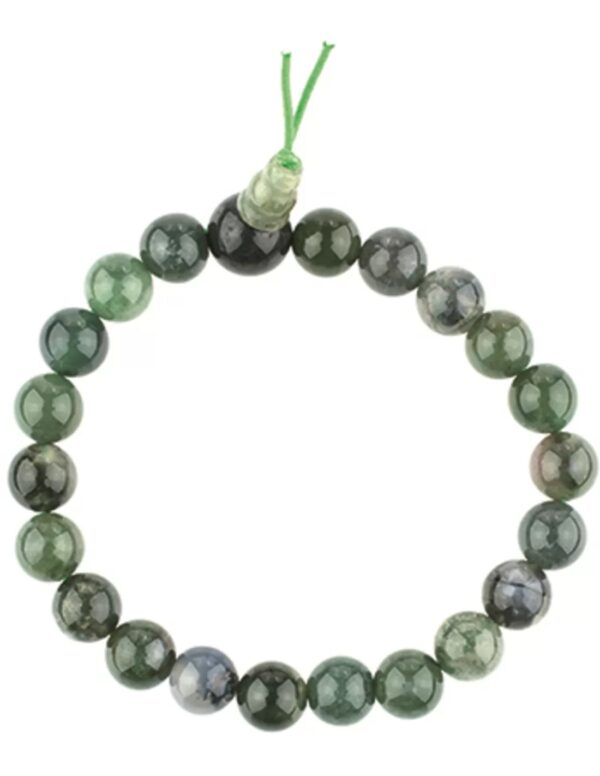 Agaat mos powerbead armband