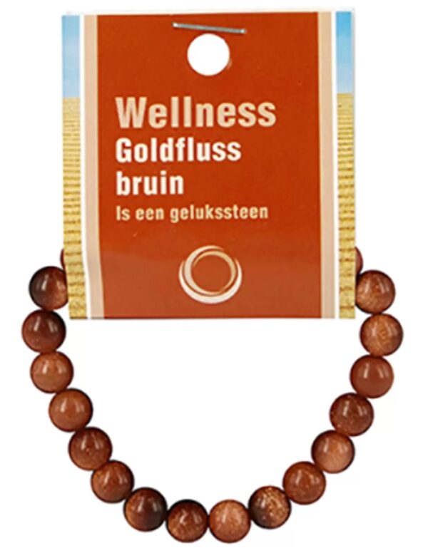 Goldfluss powerbead armband + kaart (synth)