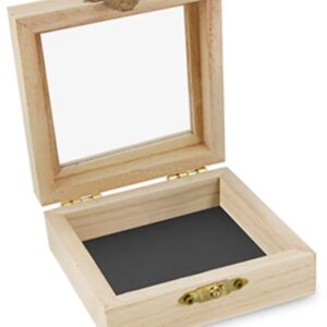 Verpakkingsdoosje / kistje hout 15x15 cm