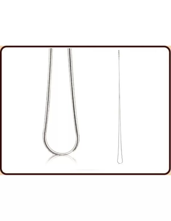 Zilveren collier snake 45 cm los - Image 2