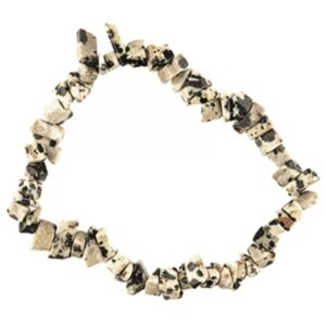 Jaspis Dalmatiër splitarmband
