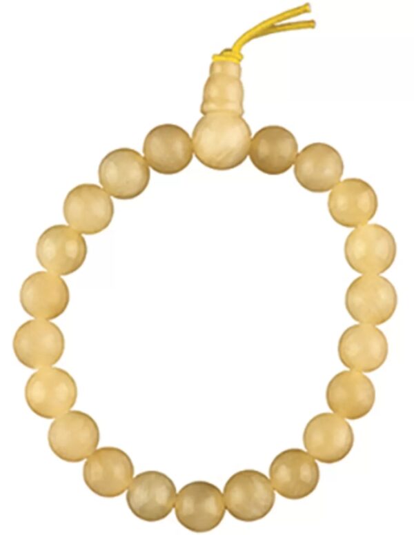 Calciet geel powerbead armband