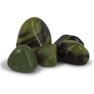 Jaspis groen trommelstenen (mt2-3), p/kg