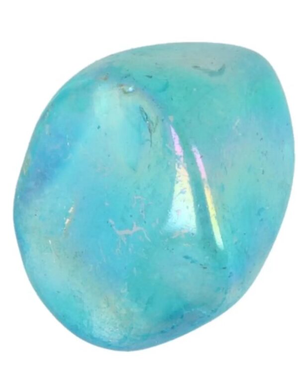 Aqua Aura trommelstenen (mt2-3), per gram (gecoat) - Image 3