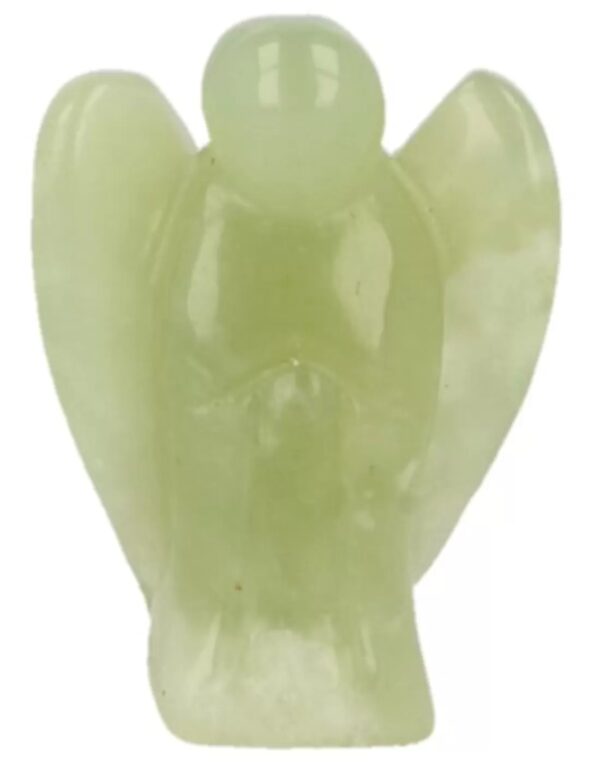 Staande engel 20 mm Jade Serpentijn
