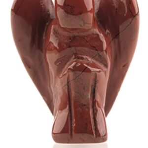 Staande engel 20 mm Jaspis rood