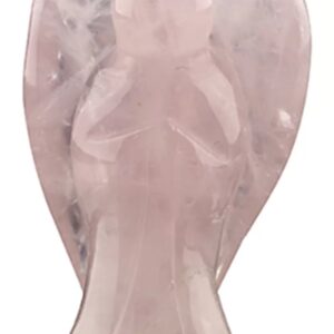 Staande engel 20 mm Roze kwarts