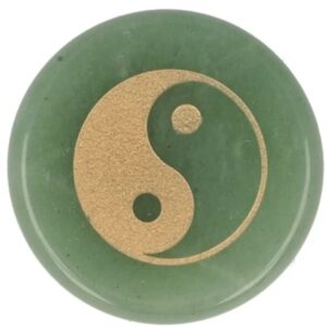 Aventurijn groen zaksteen Yin Yang