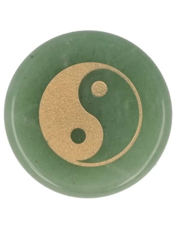 Aventurijn groen zaksteen Yin Yang