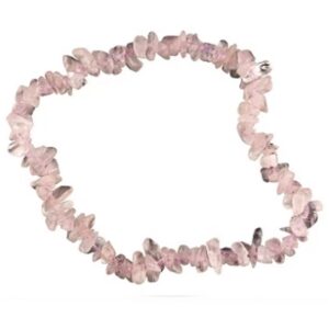Roze kwarts splitarmband
