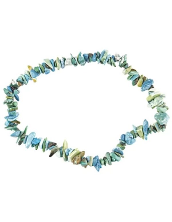 Turkoois natuur splitarmband