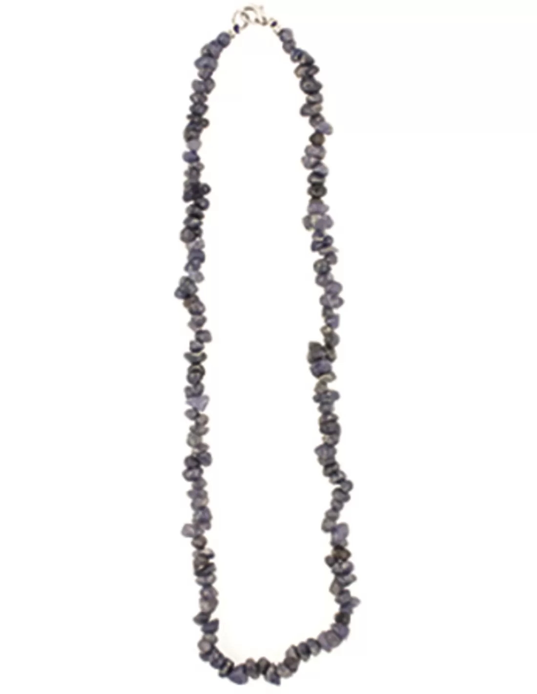 Agaat blauw splitketting (gekleurd)