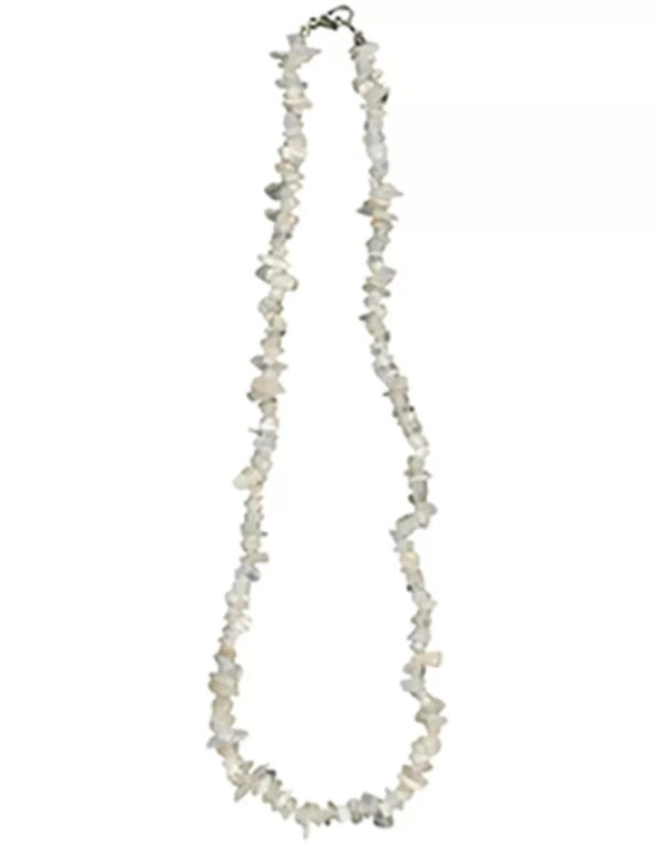 Maansteen wit splitketting