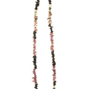 Toermalijn watermeloen splitketting (multi)