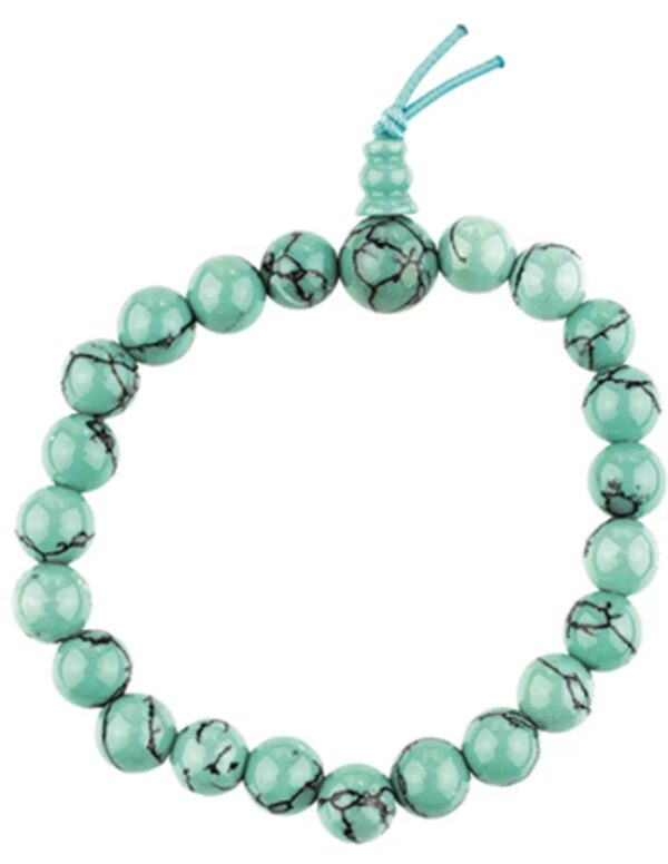 Turkoois powerbead (gekleurde Howliet)