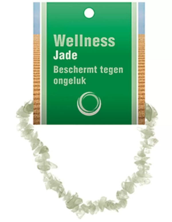 Jade Serpentijn splitarmband + kaart