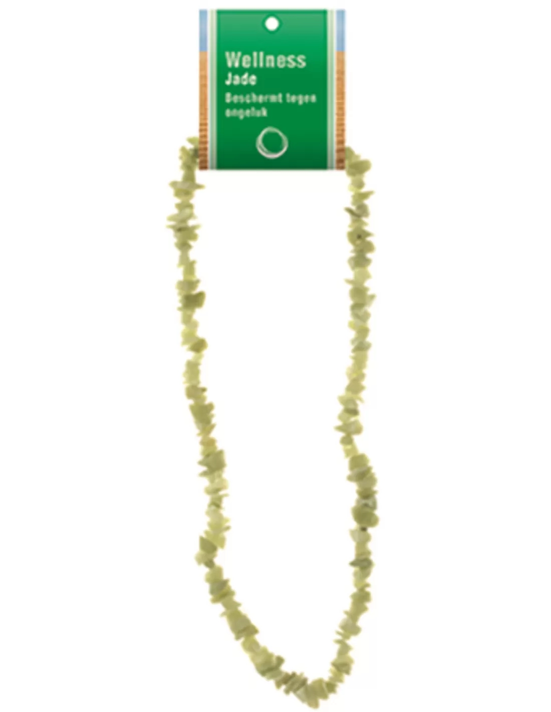 Serpentijn Jade splitketting + kaart