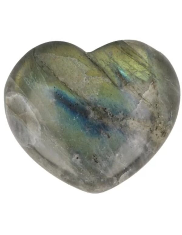 Labradoriet edelsteen hart 45 mm