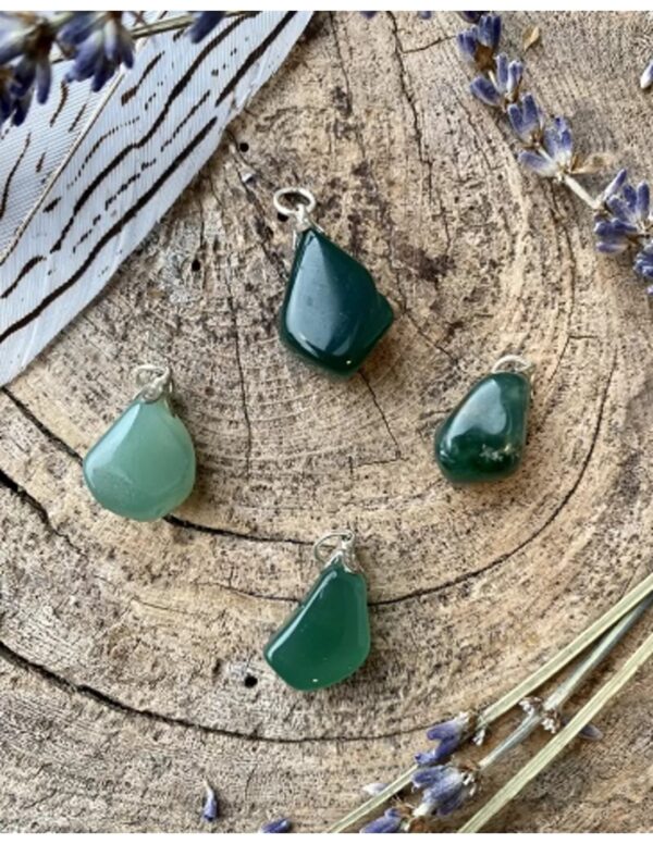 Onyx groen edelsteen hanger - Image 4