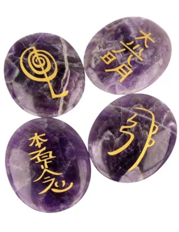 Amethist Dai-Koo-Myo Reiki steen - Image 2