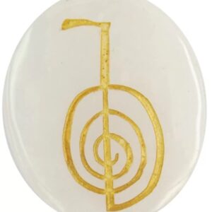 Bergkristal Cho-Ku-Rei reiki steen