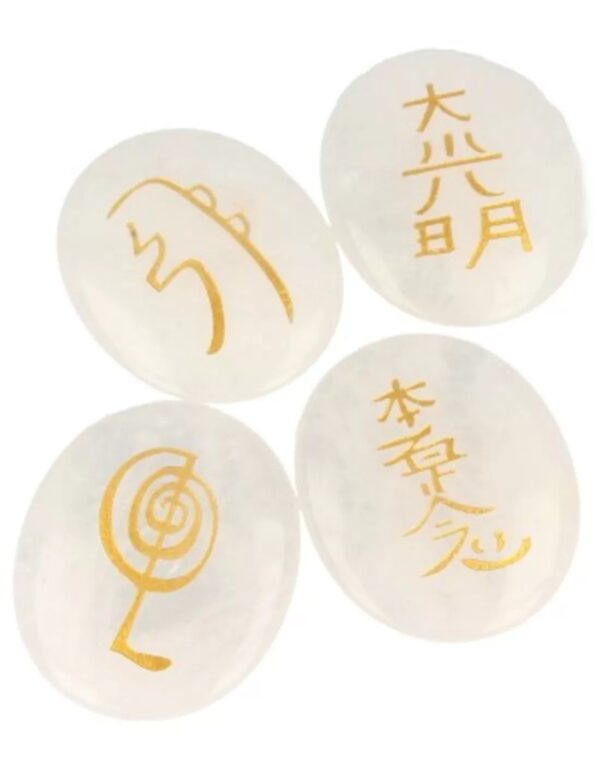 Bergkristal Hon-Sha-Ze-Shon-Nen reiki steen - Image 2
