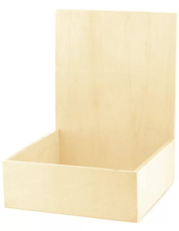 Display bak met rugplank groot