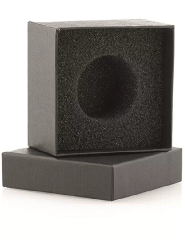Verpakkingsdoosje zwart 75x75 mm