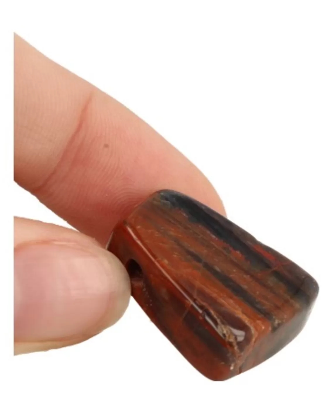Doorboorde hanger Versteend hout - Image 2