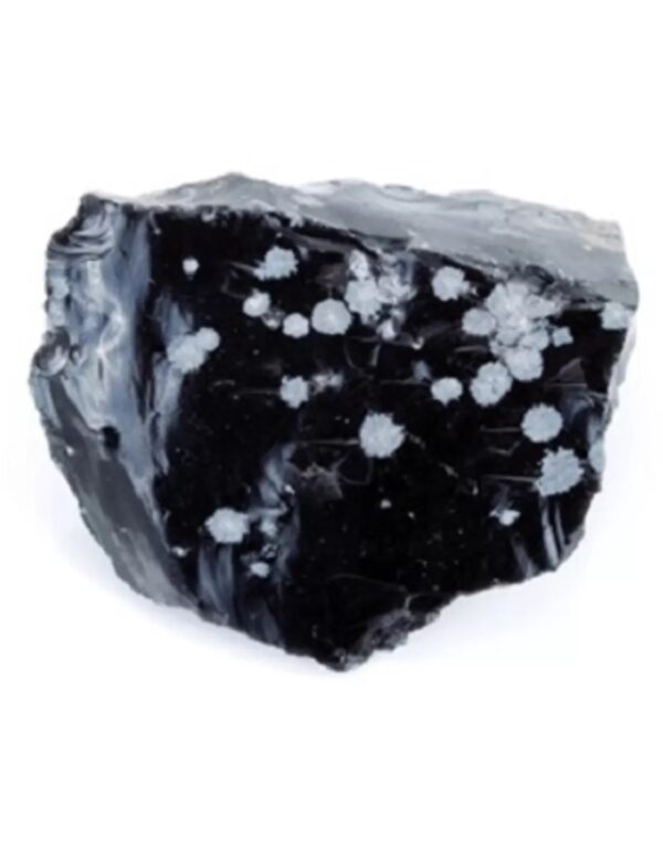 Obsidiaan sneeuwvlok China ruw, p/kg