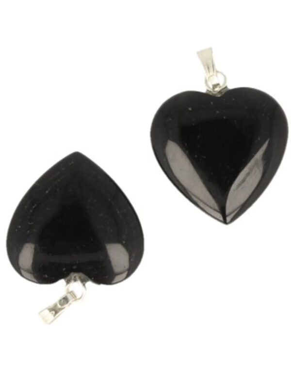Onyx hart hanger 20 mm - Image 3