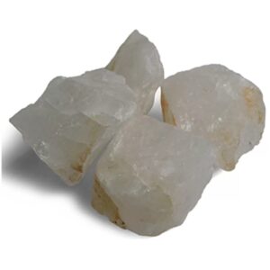 Bergkristal Brazilië, ruwe brokjes, p/kg
