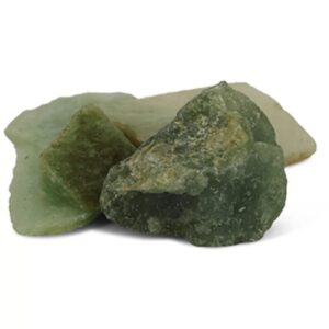 Jade China, ruwe brokjes, p/kg
